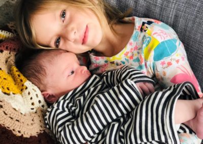 Anna with baby