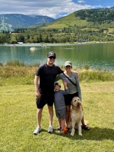 Eli's family at the lake